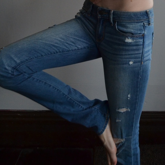 SOLD EUC Abercrombie & Fitch Long Skinny Jeans - Picture 4 of 6